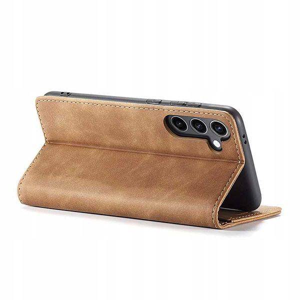 Spacecase Wallet Galaxy S25 Light Brown zdjęcie 12