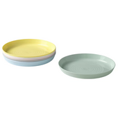 Talerz talerzyk plastikowy do karmienia dziecka zestaw 6szt IKEA KALAS kolory