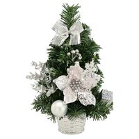 CHOINKA SZTUCZNA MAŁA UDEKOROWANA DEKORACJA ŚWIĄTECZNA NA BIURKO 30 cm