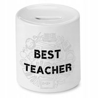 Skarbonka Na Dzień Nauczyciela Best Teacher Z Nadrukiem Ze Zdjęciem
