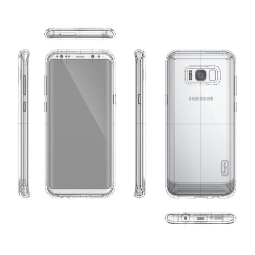SZARE ETUI RINGKE FLEX GALAXY S8 PLUS+FOLIA 3D na Arena.pl