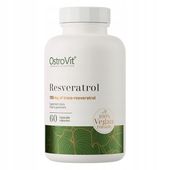 OstroVit Resveratrol VEGE 60 kaps RESWERATROL 300 mg Rdestowiec Japoński