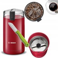 BOSCH MŁYNEK ELEKTRYCZNY DO KAWY TSM6A014R STALOWE OSTRZA + NÓŻ