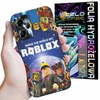 ETUI DO MOTOROLA MOTO G13 / G23 - ROBLOX GRY BAJKI FORTNITE GTA + FOLIA
