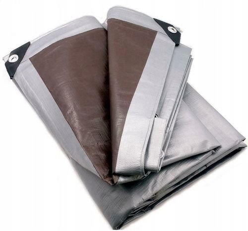 Plandeka 210g SREBRNO-BRĄZOWA 3x5 WIMAR UV+++ na Arena.pl