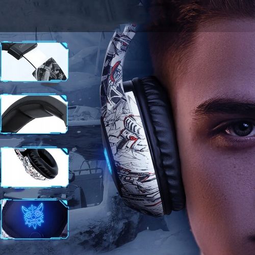 ONIKUMA K19 CAMO SŁUCHAWKI GAMINGOWE NAUSZNE PRZEWODOWE Z MIKROFONEM RGB na Arena.pl