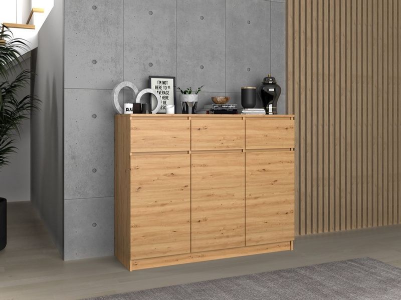 KOMODA 3 DRZWI 3 SZUFLADY ARTISAN KOMPLET zdjęcie 6