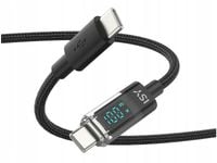 Kabel USB-C do ładowania z wyświetlaczem LED ISY 2m IUC-8000