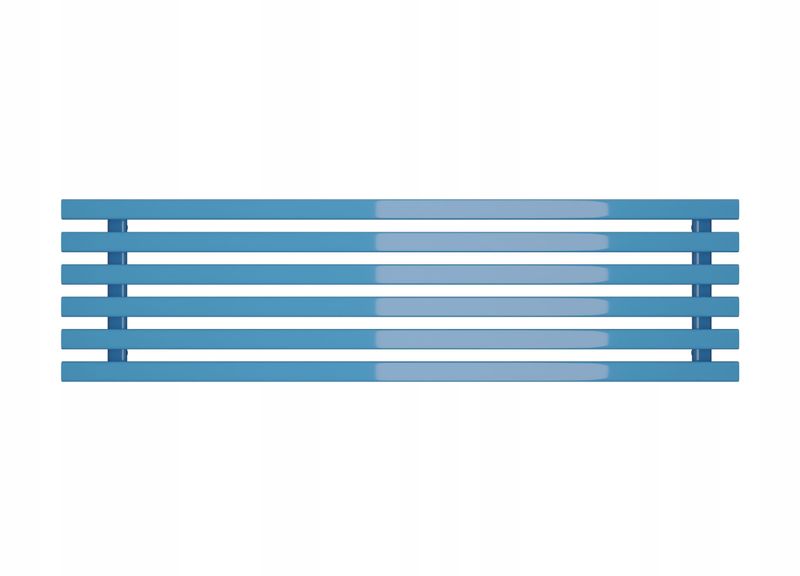 Grzejnik poziomy HORYZONT6 45x120 niebieski zdjęcie 2