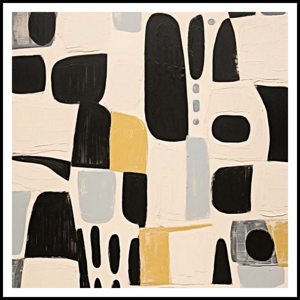 Plakat 90x90cm Geometria Cieni zdjęcie 3