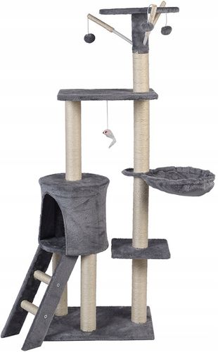 DRAPAK DLA KOTA DOMEK LEGOWISKO SŁUPEK Z ZABAWKAMI na Arena.pl