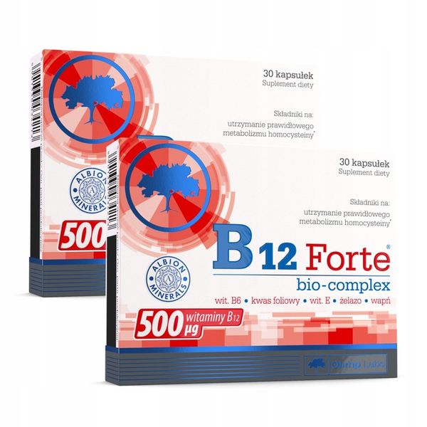 OLIMP B12 FORTE BIO-COMPLEX 2x30kaps WITAMINY B zdjęcie 1
