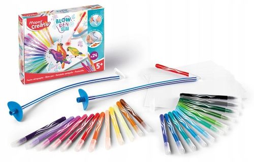 Maped Creativ flamastry dmuchane 24 kolory Blowpen Art zestaw kreatywny na Arena.pl