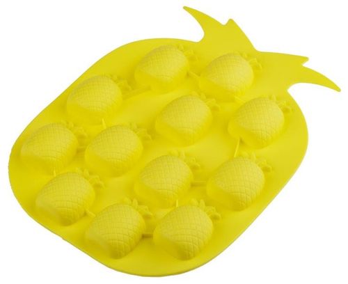 Foremka elastyczna FRUITS ANANAS do kostek lodu na 12 kostek lodu ananas żółty na Arena.pl
