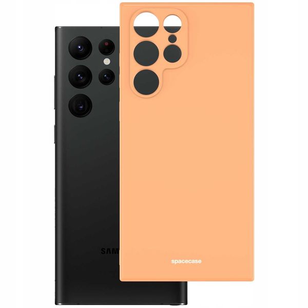 Spacecase Silicone Case Galaxy S22 Ultra Orange zdjęcie 2