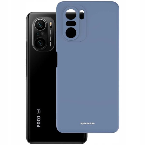 Spacecase Silicone Case Poco F3 / Mi 11I Blue zdjęcie 2