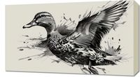 Obraz 70x40cm Gracja Kaczki w Locie