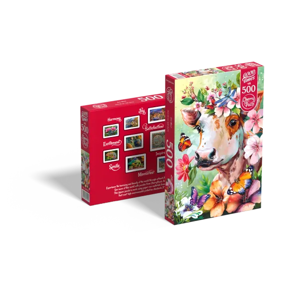 Puzzle 500 elementów. Krowa Wow! 20029 zdjęcie 8