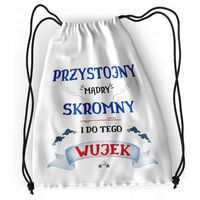 Plecak Dla Wujka Szkolny Worek Torba Z Nadrukiem Ze Zdjęciem