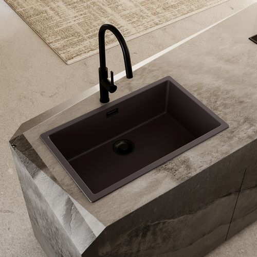 Zlewozmywak AURILIO 80.1 DARK CHOCOLATE Clean Tech na Arena.pl