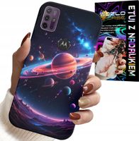 ETUI DO MOTOROLA MOTO G10 POWER - KOSMOS PLANETY GWIAZDY GALAKTYKA PLECKI