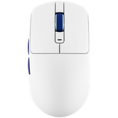 ROYAL KLUDGE M30 White Blue Gaming Mouse PAW 33111K