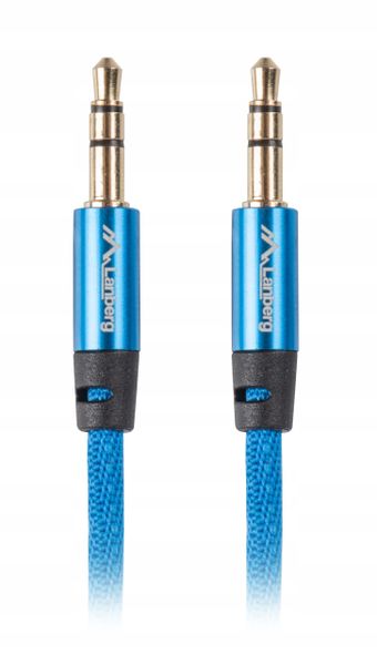 Premium mocny Kabel audio Jack 3.5mm 3m aux GOLD zdjęcie 1