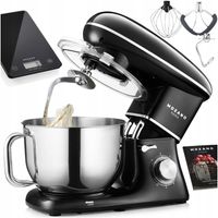 ROBOT KUCHENNY MIKSER PLANETARNY 6,2L DUŻY ZESTAW + WAGA + PRZEPISY MOZANO