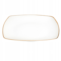 Talerz obiadowy płytki porcelana MariaPaula Moderna Gold 25 cm