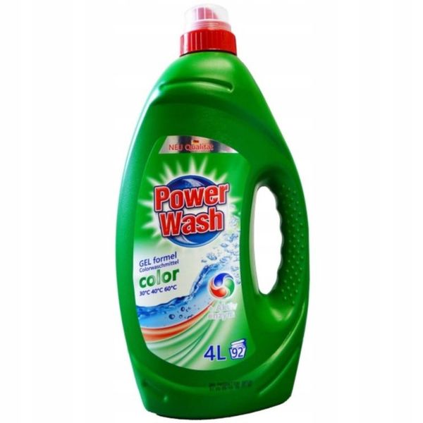 Żel do Prania Niemiecki POWER WASH Color 4L zdjęcie 1