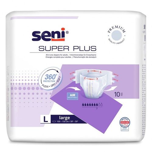 SENI SUPER PLUS PIELUCHOMAJTKI DLA DOROSŁYCH L NA RZEPY 10SZT. na Arena.pl