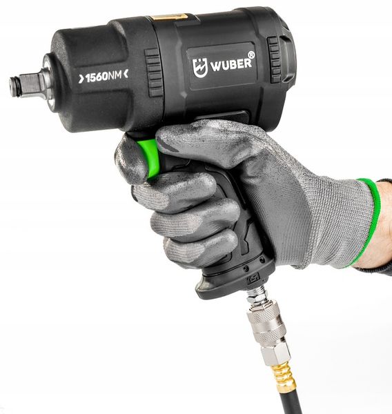 KLUCZ UDAROWY KOMPOZYTOWY PNEUMATYCZNY Z UDAREM DO KÓŁ 1560 Nm 1/2" ZESTAW zdjęcie 3