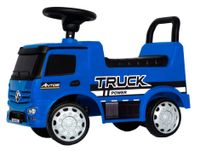 Mercedes-Benz Antos jeździk z funkcjami dźwiękowymi i świetlnymi -niebieski