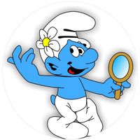 Opłatek na tor Smerfy Gargamel Klakier