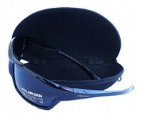 OKULARY MĘSKIE POLARYZACYJNE PRIUS SPORTOWE ROWER FILTR UV400 CZARNE