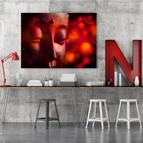 Obraz na płótnie - Canvas, Twarz Buddy koła 1 60x40 na Arena.pl