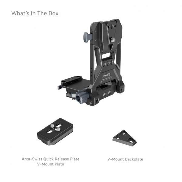 SmallRig 4064B kompaktowe mocowanie akumulatora V-Mount zdjęcie 3