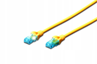 Patchcord DIGITUS UTP kat. 5e 10m PVC żółty