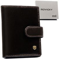 skórzane etui na karty tw-04-rvt-2329 d.brown