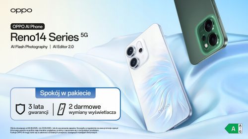 Smartfon OPPO Reno14 5G 12/256GB Opal White na Arena.pl
