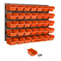 Tablica narzędzia 58 x 39 cm ścianka garaż 35 kuwet