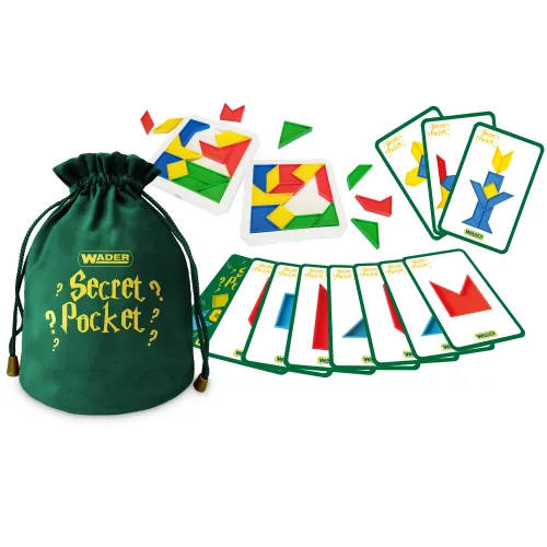 Play&Fun. Gra sensoryczna Secret Pocket Tangram Pop Art 42522 na Arena.pl