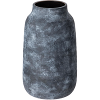 Wazon ceramiczny rustykalny dekoracyjny granatowy na kwiaty 16,5x28 cm