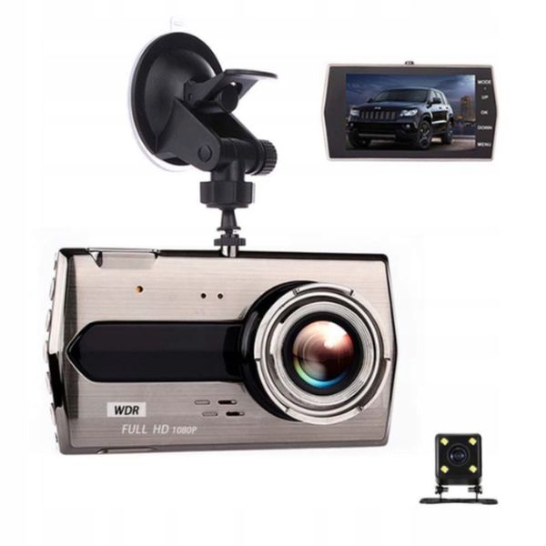 KAMERA REJESTRATOR JAZDY VIDEO PRZÓD I TYŁ FUUL HD zdjęcie 10