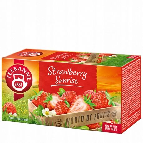 Herbata Teekanne Truskawka Strawberry 960 torebek na Arena.pl