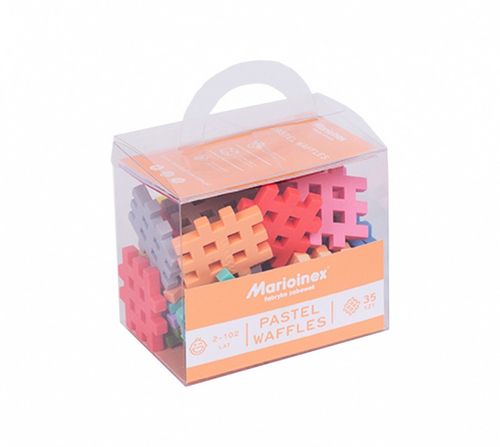 Klocki Waffle Mini Pastel 35 Elementów na Arena.pl