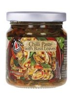 Tajska bazylia liście siekane z chilli marynata pasta przyprawa w oleju z czosnkiem 180g