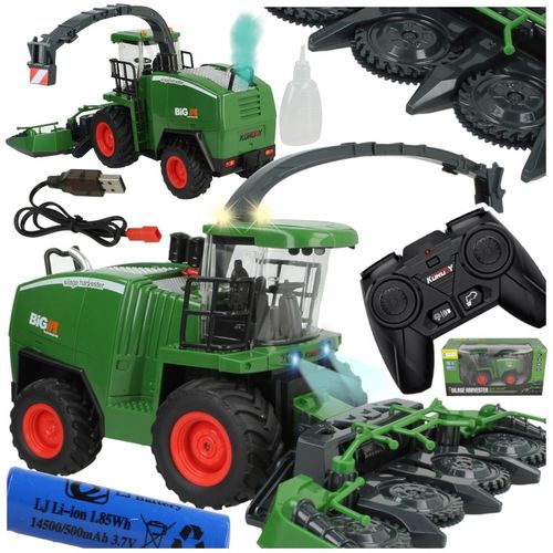 Zdalnie Sterowany Kombajn Ruchome Elementy Świeci DYM Prezent dla 5 6 Latka na Arena.pl