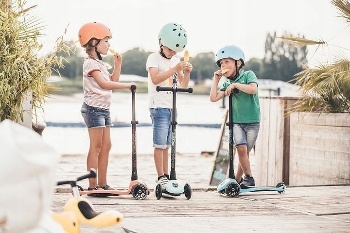 Kask dla dzieci SCOOTANDRIDE 3+ S-M - Kiwi zdjęcie 12