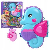 POLLY POCKET ZESTAW KONIKI MORSKIE KOMPAKTOWA KOLOROWA TOREBKA MINILALKI 4+
